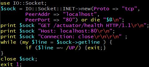 How to do a healthcheck in a Docker image without curl?